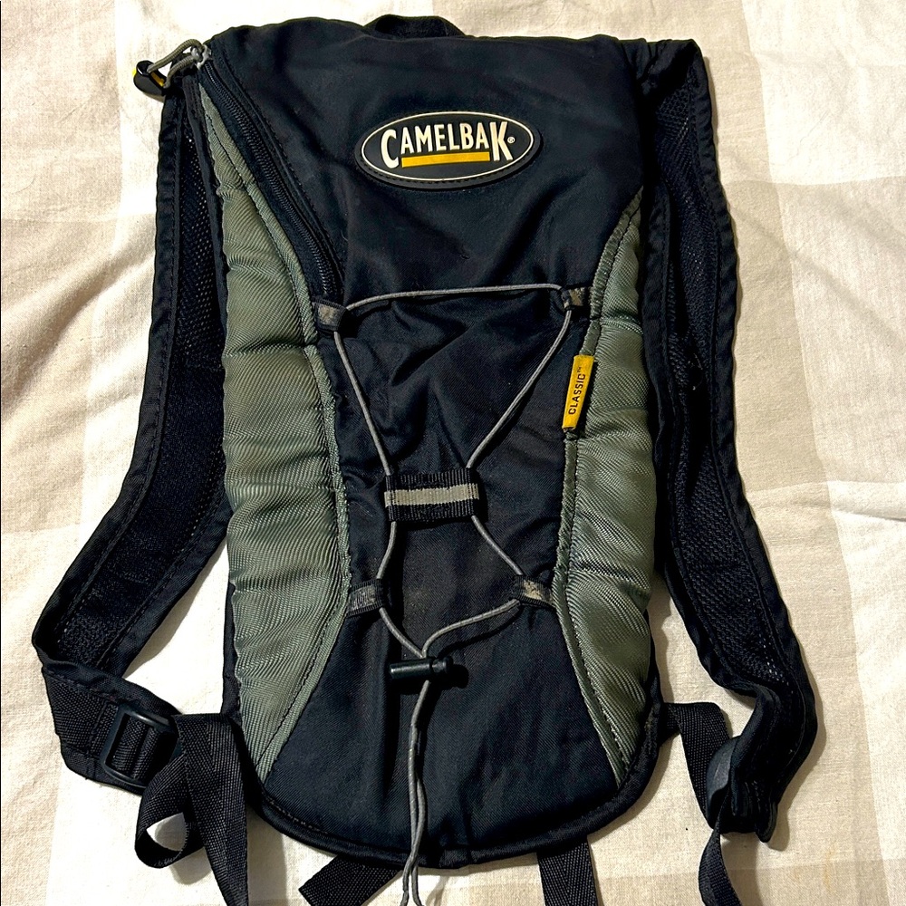 CamelBak Black and Olive hydration backpack